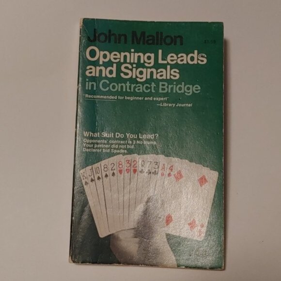 3/$13 Vintage Opening Leads and Signals in Contract Bridge 1969 by John Mallon - Picture 2 of 6